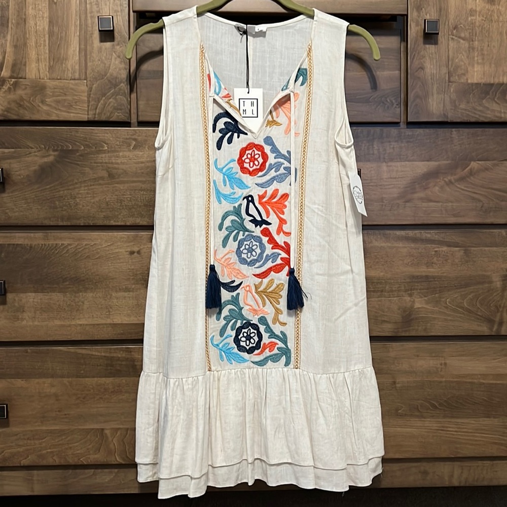 THML Boho Ruffle Dress